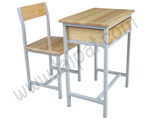 โต๊ะเก้าอี้นักเรียนไม้ยางพารา มัธยม D-CH-A4-Y