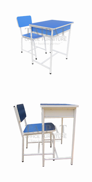 โต๊ะเก้าอี้นักเรียน ประถม D-CH-0007-PB/HPL
