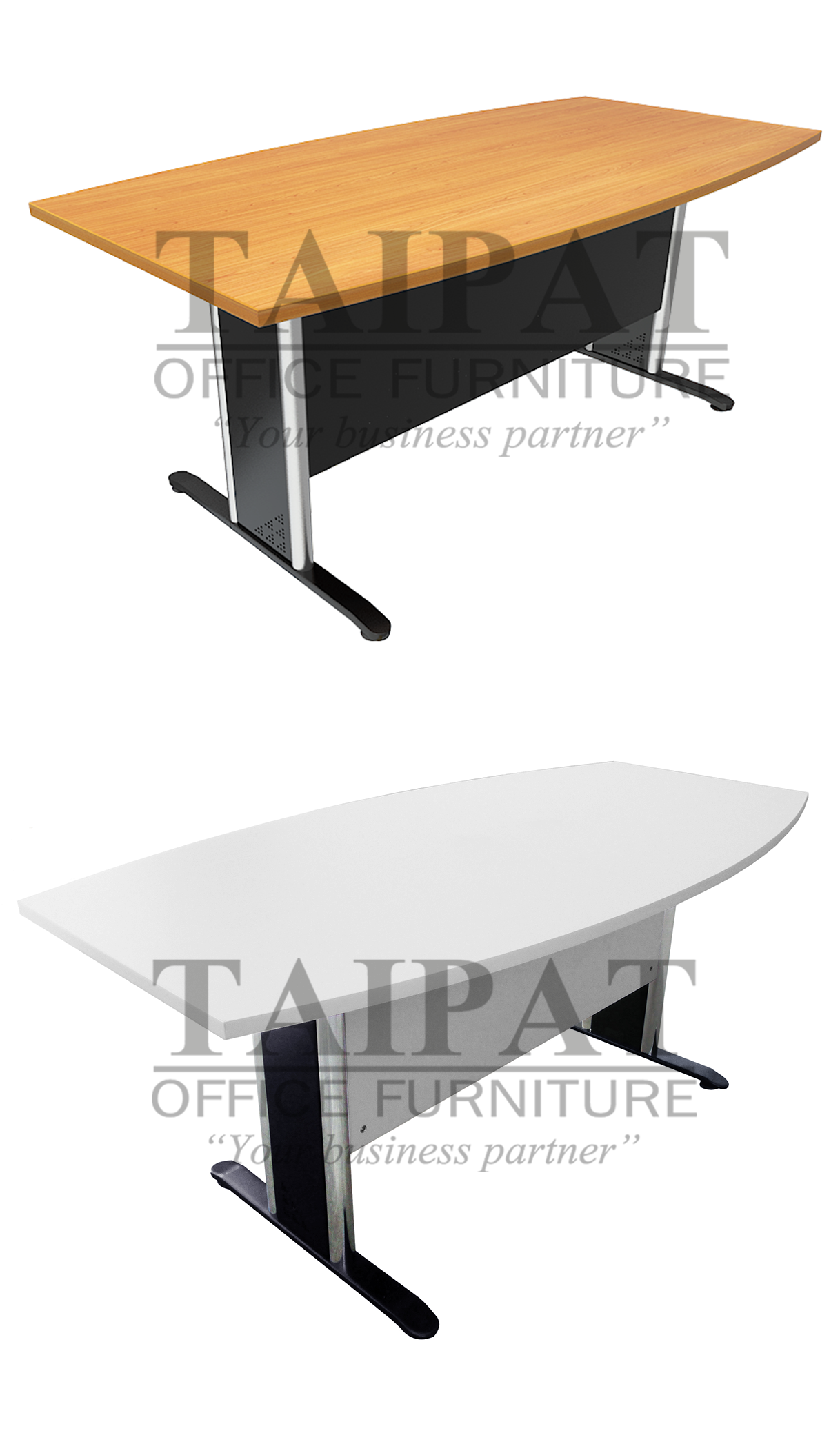 โต๊ะประชุม SBF-1890 (6-8  ที่นั่ง ) : ขนาด 180 x 90 x 75 ซม.