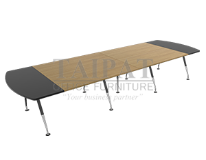 โต๊ะประชุมขาเหล็ก AST-421500 (12-14 ที่นั่ง) : ขนาด 420 X 150 X 75 ซม. 