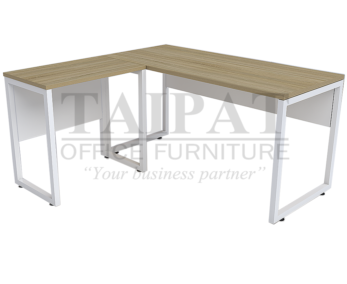 โต๊ะทำงานขาเหล็ก STU-166000+STU-80600