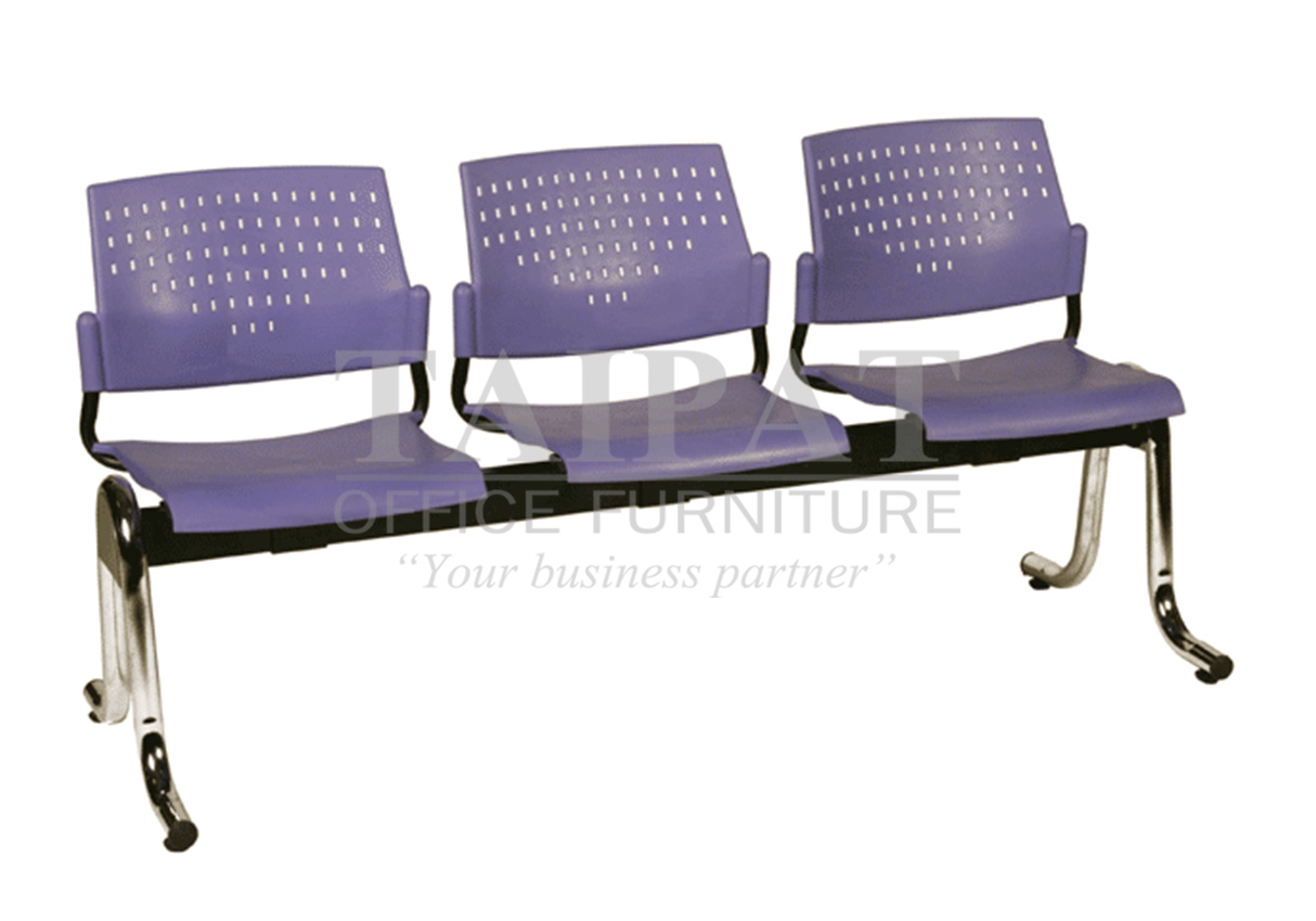 เก้าอี้โพลีแถว 3 ที่นั่ง TVC-620