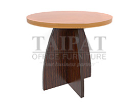 โต๊ะประชุมกลม ( 4 ที่นั่ง ) : ขนาดเส้นผ่าศูนย์กลาง 90 x 75 ซม.