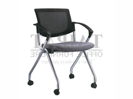 เก้าอี้ห้องสัมมนา มีล้อเลื่อน ซ้อนชิดได้ Vivian-W TVC-924