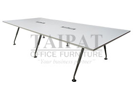 โต๊ะประชุมขาเหล็ก AST-341400 (10-12 ที่นั่ง)