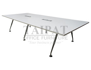 โต๊ะประชุมขาเหล็ก AST-341400 (10-12 ที่นั่ง)