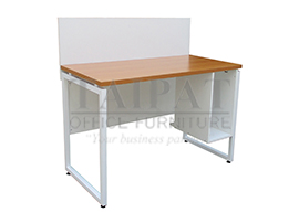 โต๊ะทำงานขาเหล็กพร้อมมินิสกรีน  STU-126004P