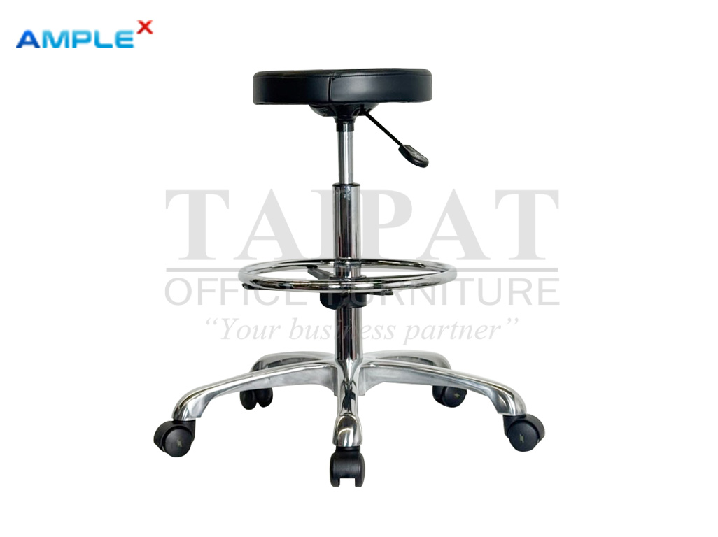 เก้าอี้บาร์สตูลมีล้อเลื่อน รุ่น LOMEO (โลมีโอ) AX-15307