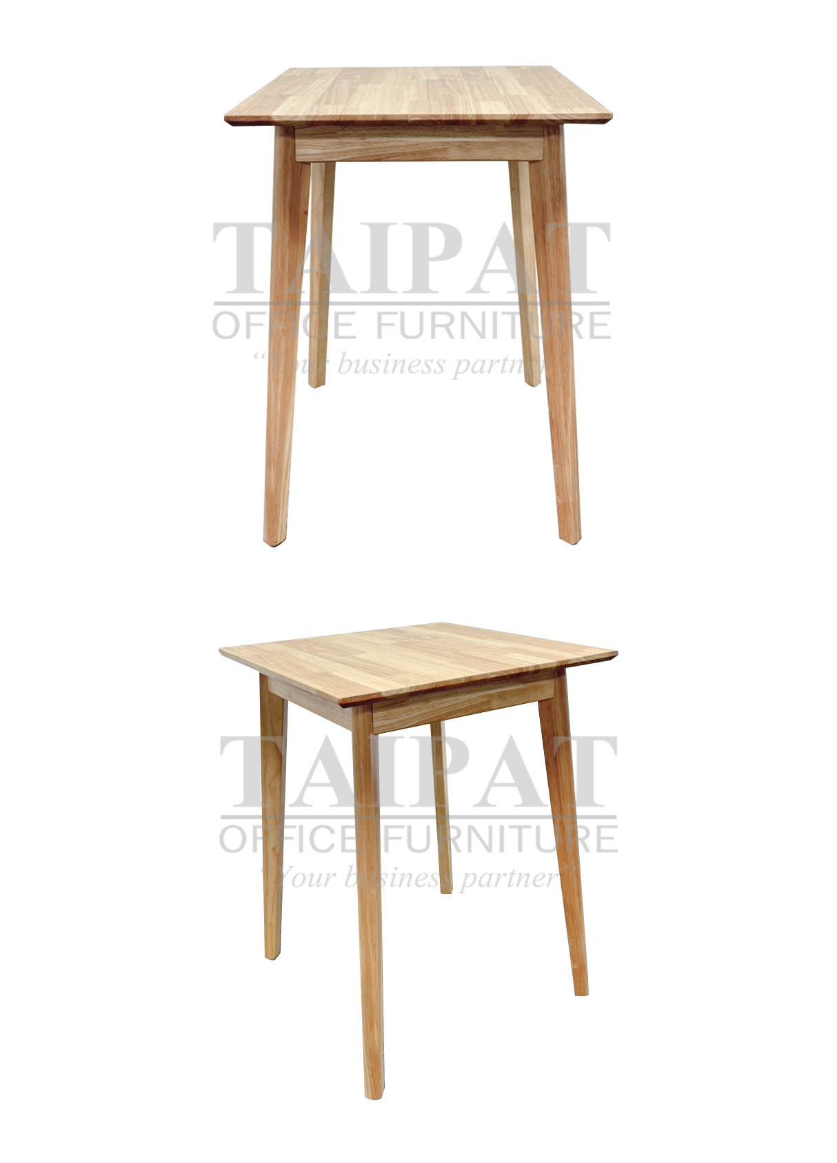 โต๊ะรับประทานอาหารไม้ยางพารา