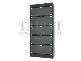 ตู้เก็บของ 5 ชั้น บานเปิดอะคริลิคใส SH-1530