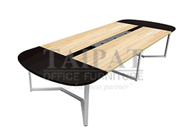 โต๊ะประชุมขาเหล็ก OFTS-3614