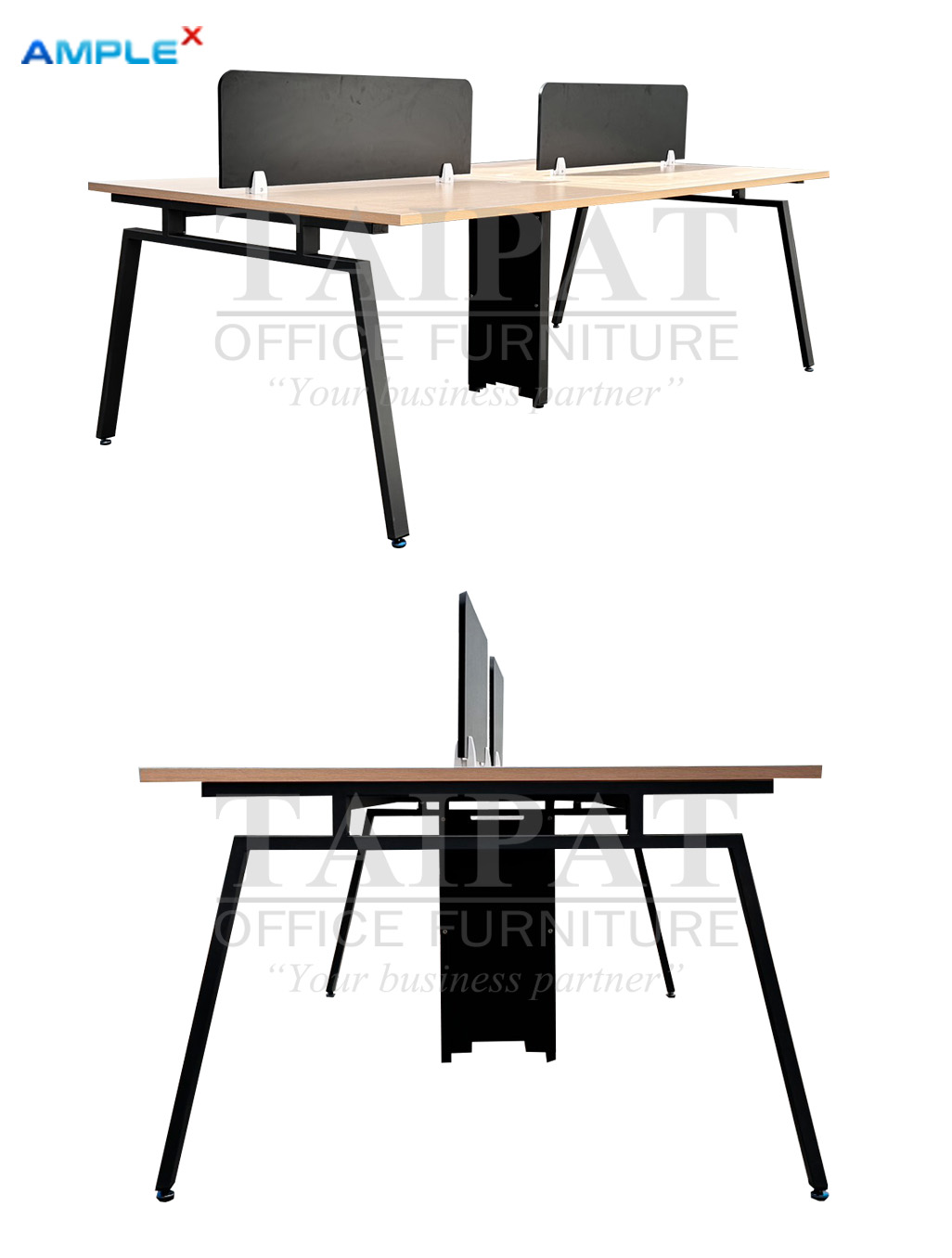 โต๊ะทำงาน 4 ที่นั่ง TAUNG SERIES (ตาออง ซีรีส์)  AXTP-14062P (NO.13-V2)