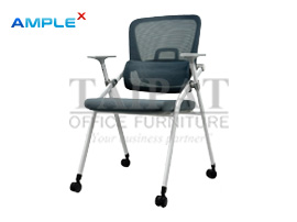 เก้าอี้ห้องสัมมนา มีล้อเลื่อน รุ่น Quinn-W II (ควินน์-ดับบลิว ทู) AX-15348W