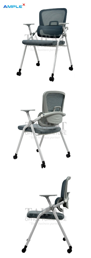 เก้าอี้ห้องสัมมนา มีล้อเลื่อน รุ่น Quinn-W II (ควินน์-ดับบลิว ทู) AX-15348W