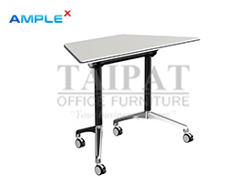 โต๊ะพับสัมมนา ทรงสี่เหลี่ยมคางหมู AX-14076-150