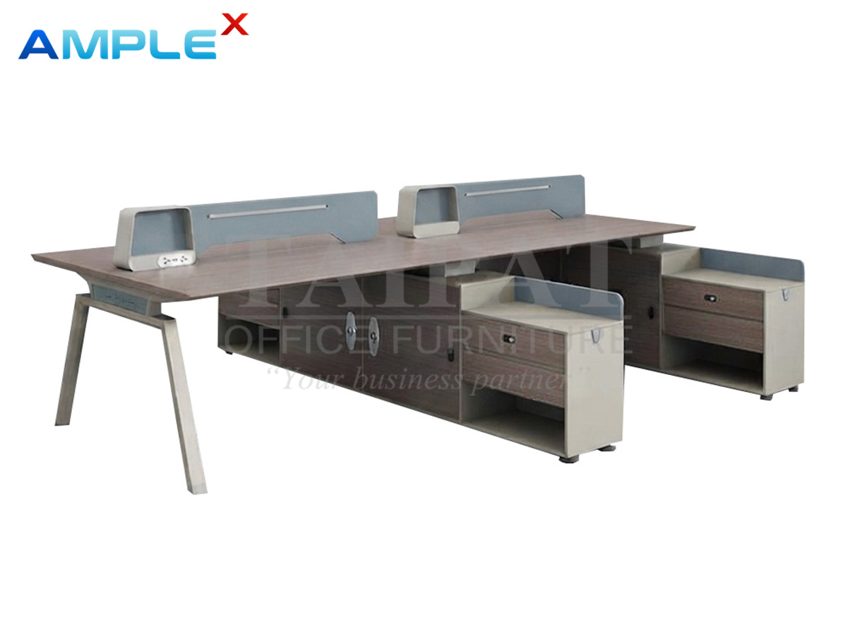 โต๊ะทำงานกลุ่ม 4 ที่นั่ง AX-14PR14A-2421
