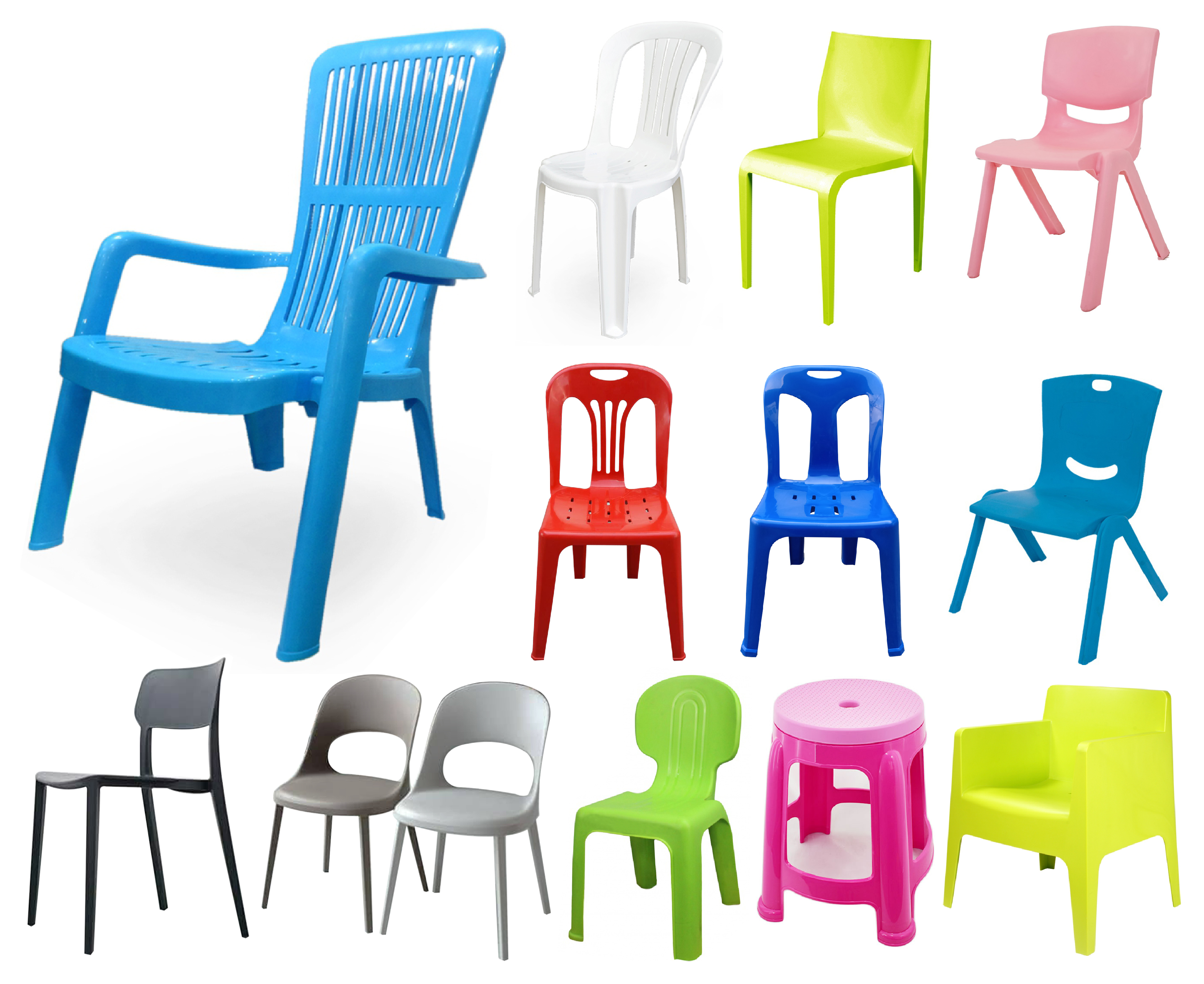 เก้าอี้อเนกประสงค์ เก้าอี้พลาสติก Multipurpose Plastic PP Chairs
